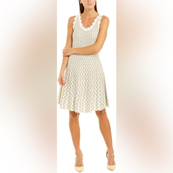 NIC+ZOE Dresses & Skirts - NIC + ZOE Spring Fling Metallic Twirl Knit Dress | Size XL